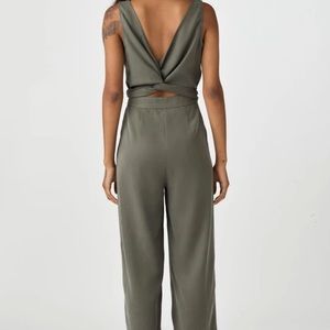 NWOT never worn vetta apron jumpsuit